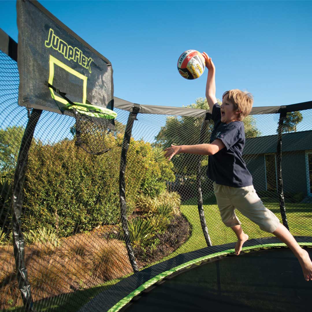 Trampoline Basketball Hoop & Net - PROJAM